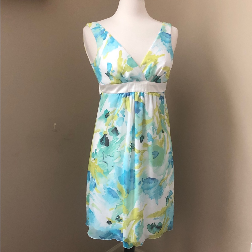 Floral Printed Junior Spring Dress